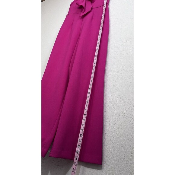 Julia Jordan Pink Bow Jumpsuit Size 6 - Picture 4 of 7